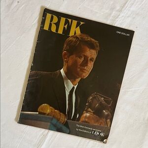 RFK Magazine Featuring Robert F. Kennedy LOOK Magazine 1968 Vintage